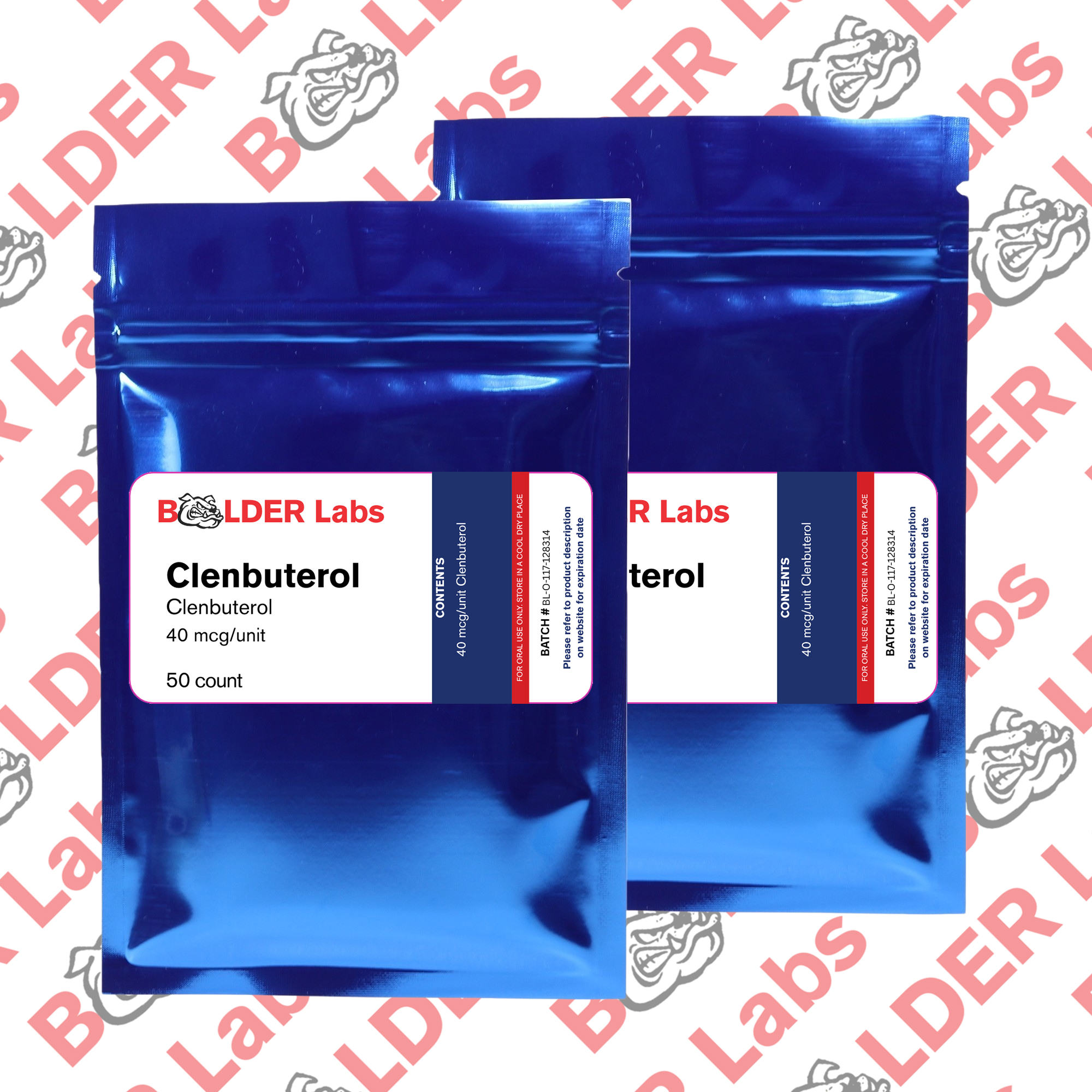Bolder Clenbuterol 40mcg@50Tabs by U.P.Anabolics
