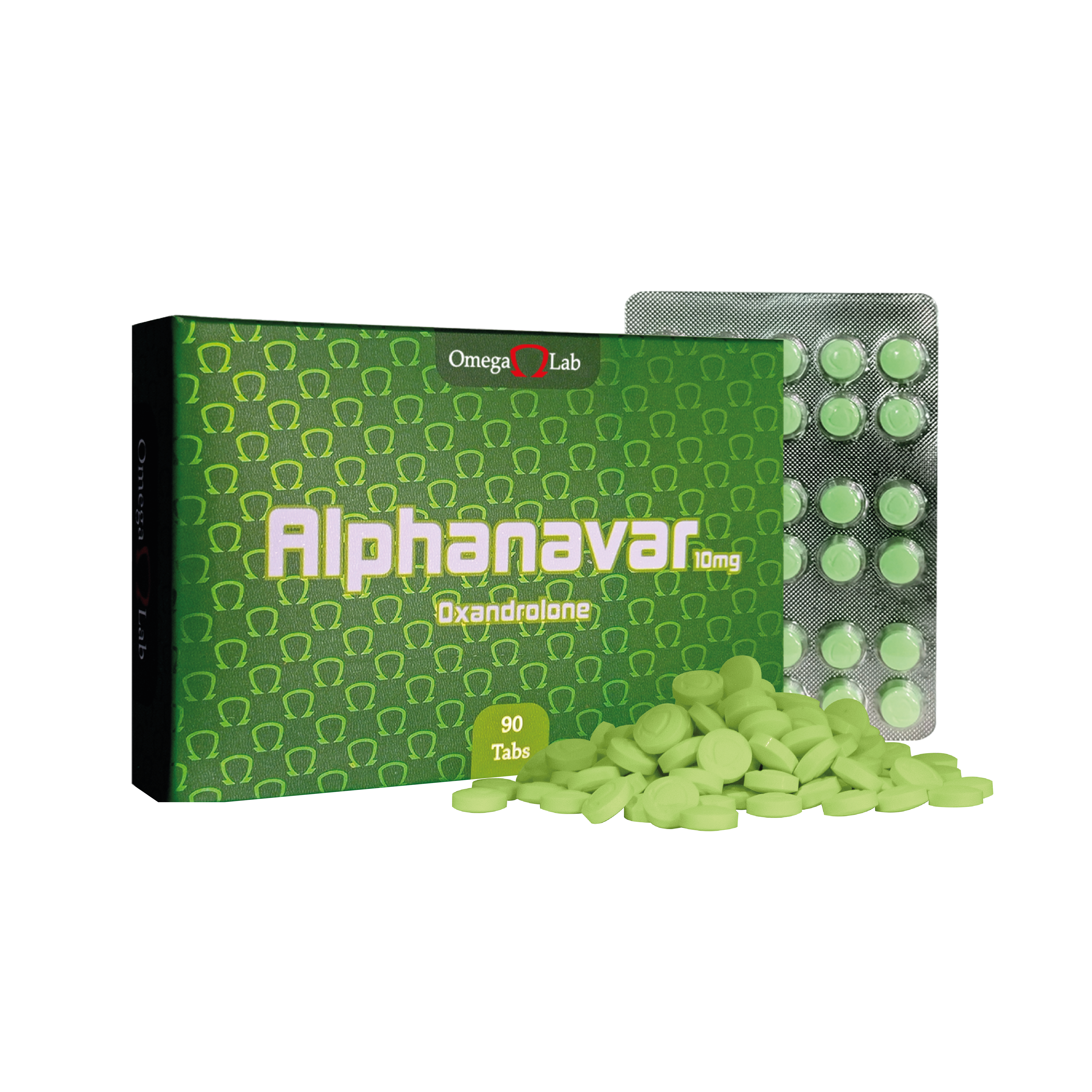 OMEGA AlphaAnavar (Oxa) 10mg@90tabs