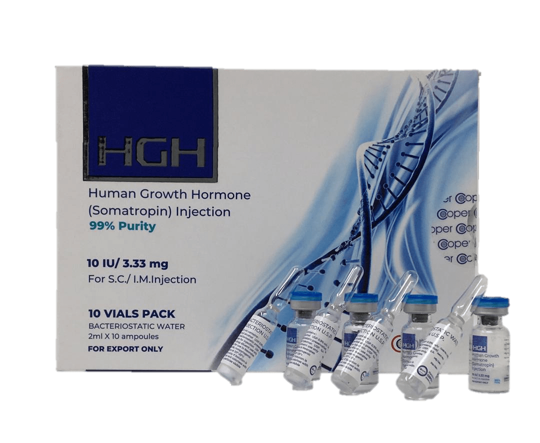 Cooper HGH GOLD Edition (Somatropin) 3.33mg@1mLx10amps with B/water 99% Pure